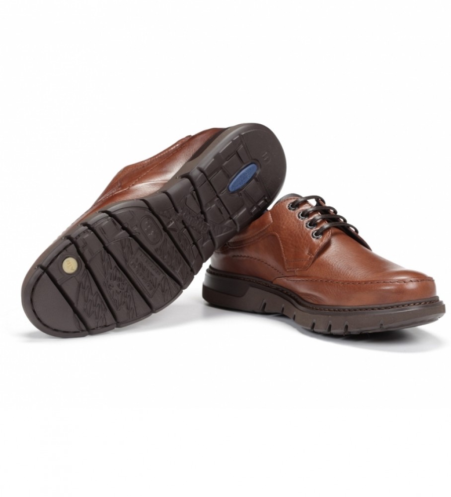 Sapatos Fluchos Celtic em couro F0248 Líbano Marrom