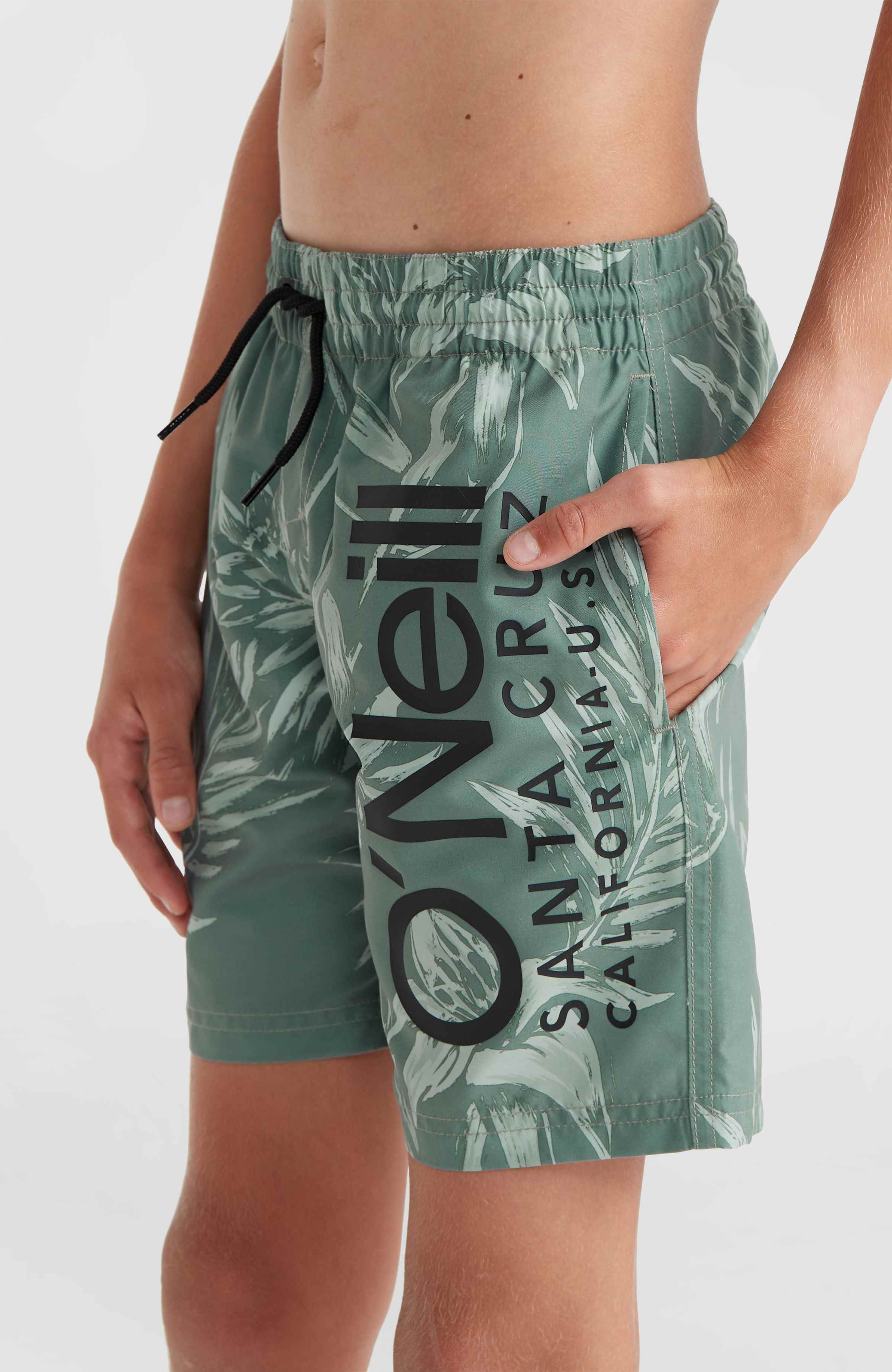 Jongens Mix and Match Cali Floral 14'' zwembroek O`Neill Grijsgroen