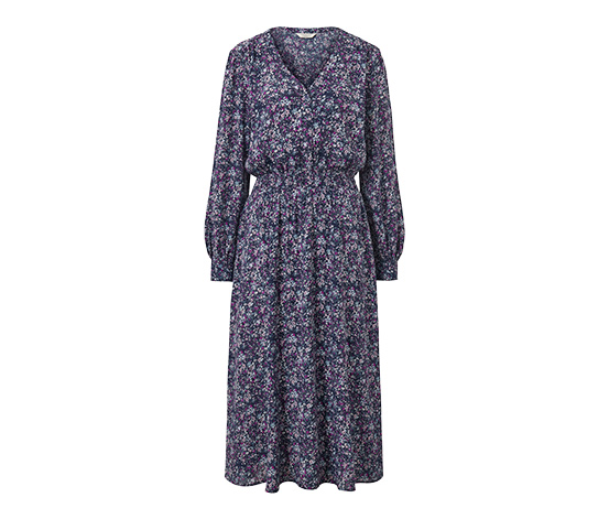 Florales Midi-Kleid