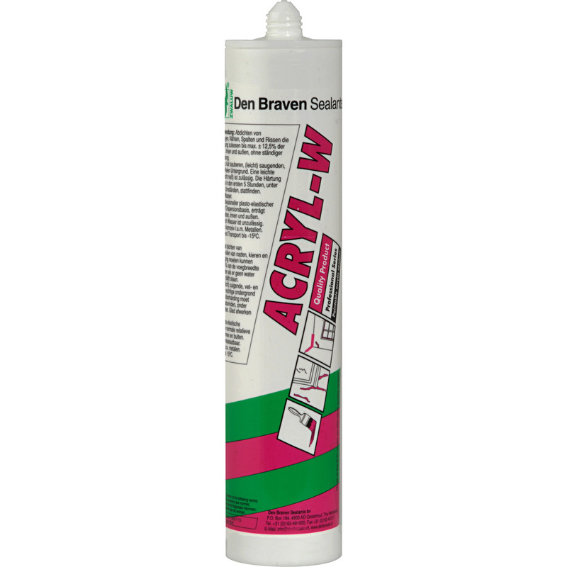 Zwaluw acrylaatkit-W Wit 310ml