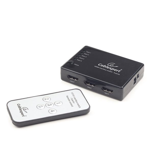 Gembird Switch HDMI 5 portas - DSW-HDMI-53