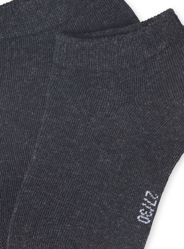 Chaussettes Gris anthracite chiné