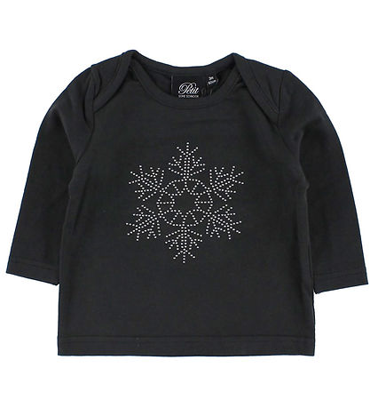 Petit by Sofie Schnoor Bluse - Schwarz m. Pailletten