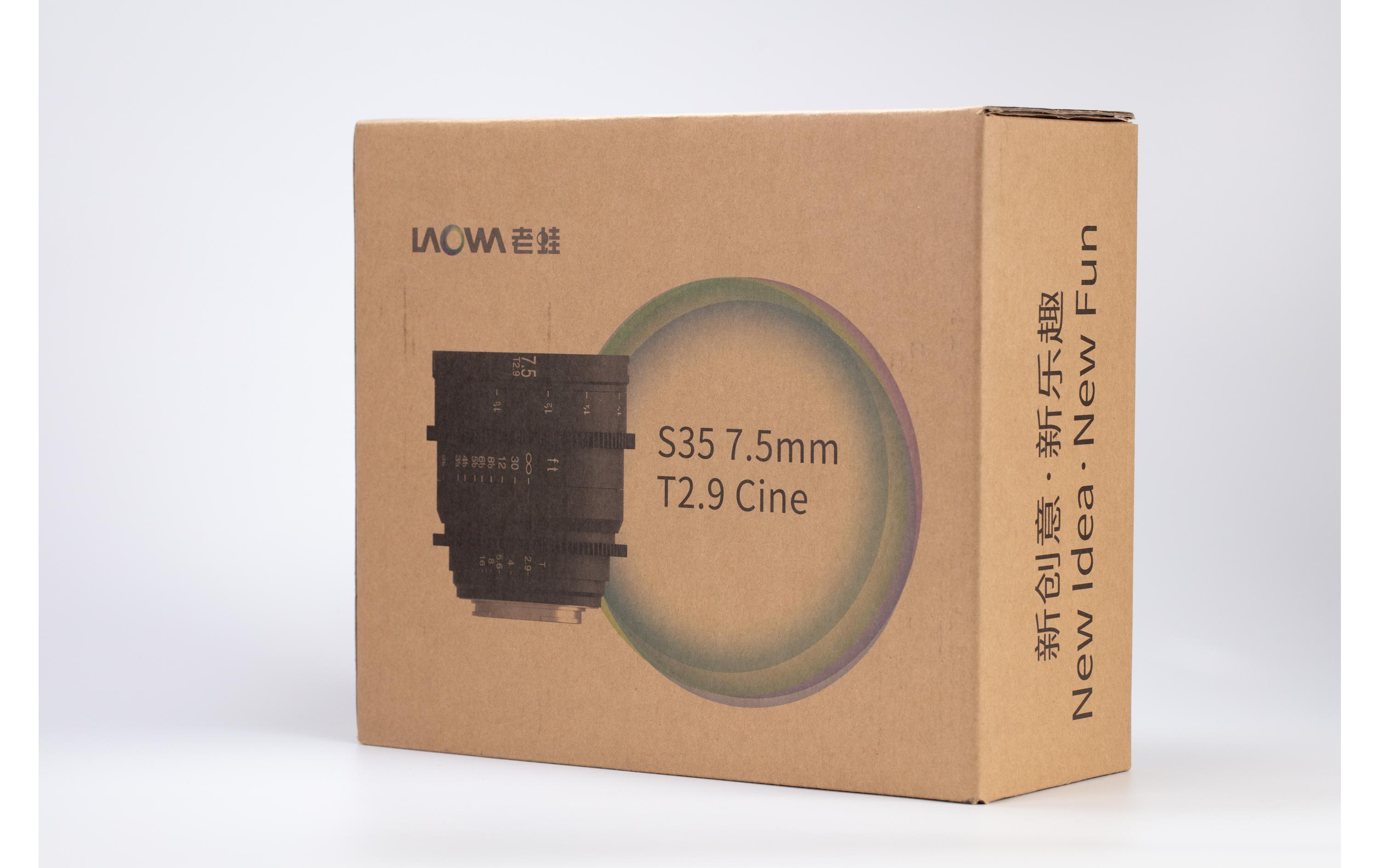 Festbrennweite 7.5 mm T2.9 Zero-D S35 Cine Lens X-Mount<br>Laowa 7.5 mm T2.9 Zero-D S35 Cine