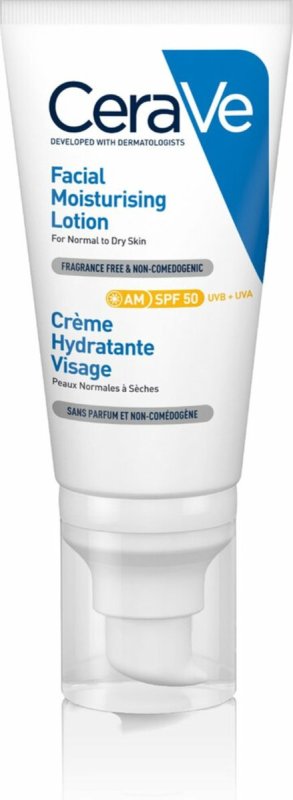 CeraVe Hydraterende Gezichtscrème SPF50 52 ML