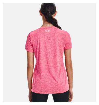 Maillot manches courtes Femme Under Armour Tech Twist Rose