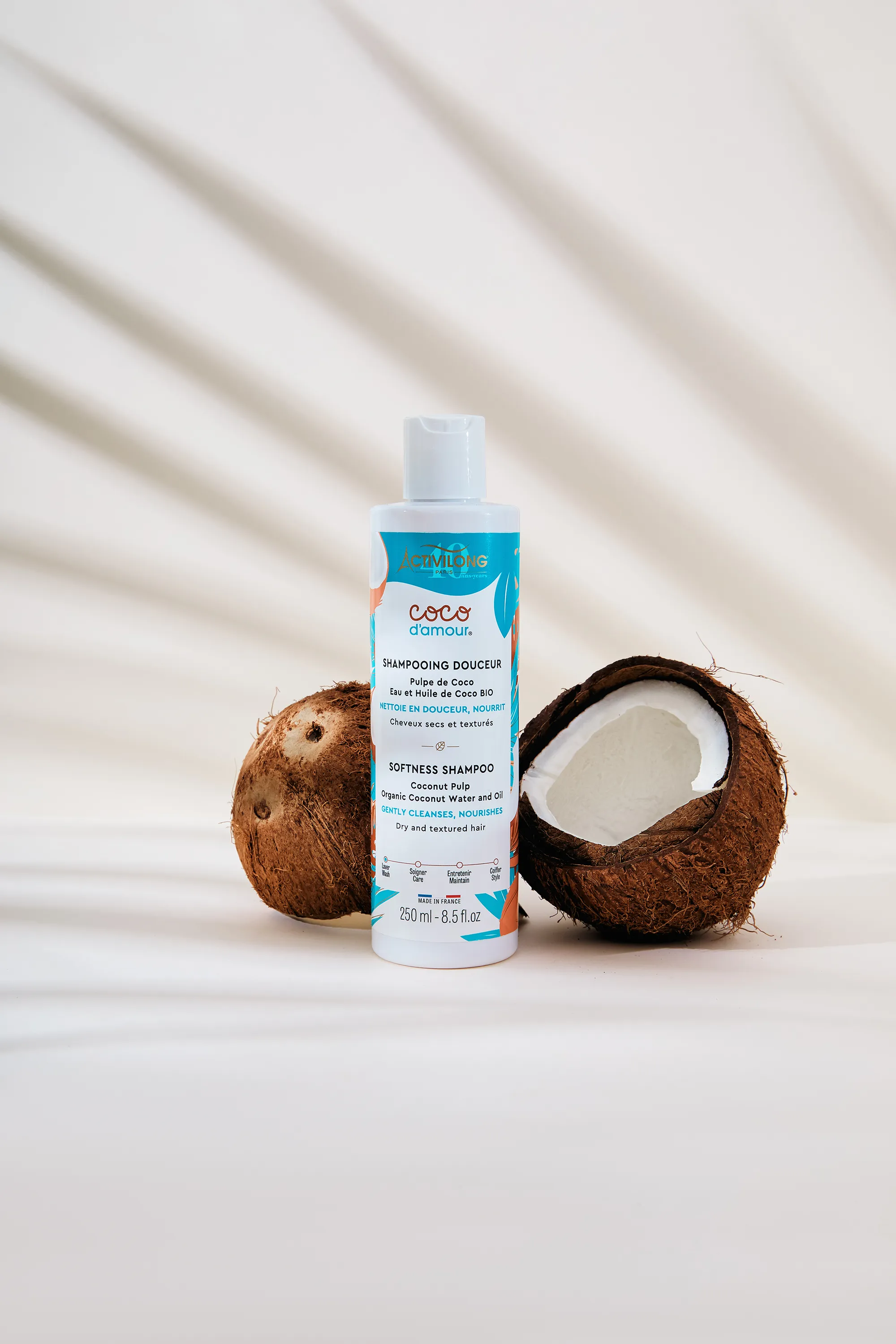 Activilong Shampoing douceur pour cheveux secs & texturés Coco D’Amour-250 ml