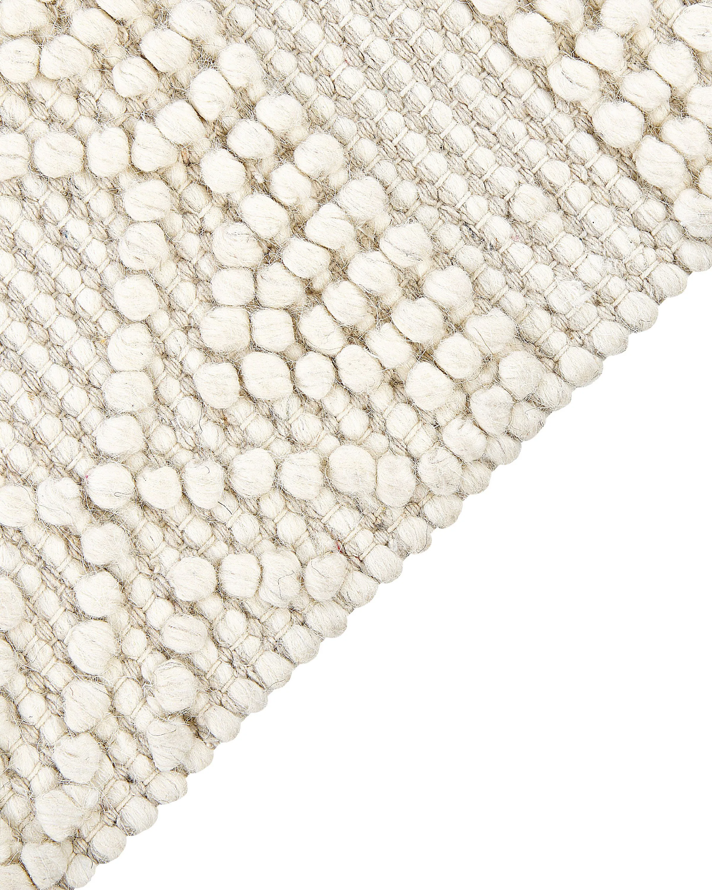 Vloerkleed PERTEK Beige 160 x 230 cm Wol