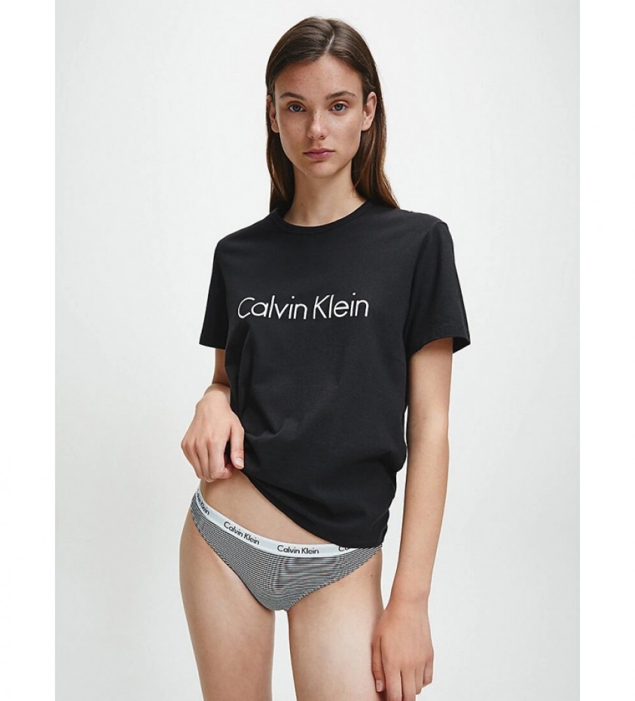 Calvin Klein Camiseta Crew Neck negro