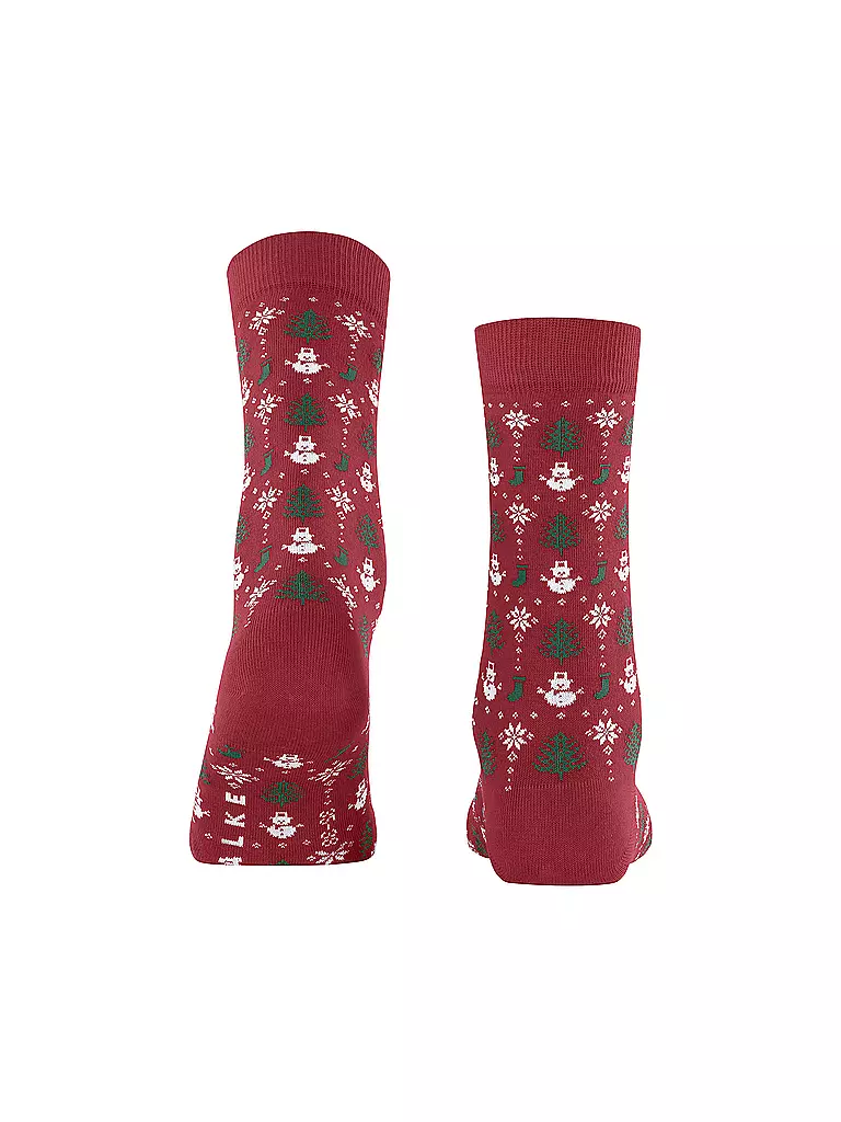 FALKE Damen Socken MERRY PARTY scarlet rot