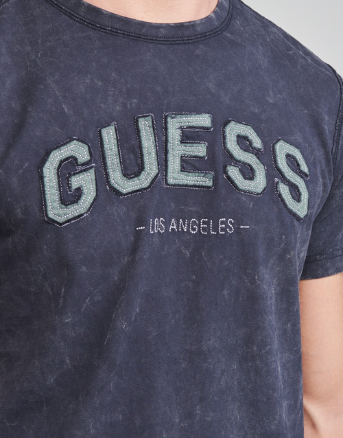 Guess - GUESS COLLEGE CN SS TEE - Marine