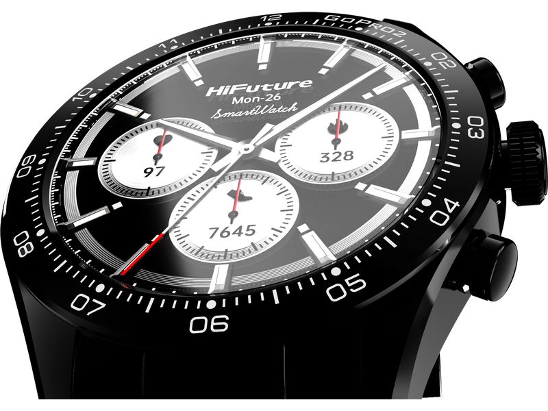 HiFuture Smartwatch GO PRO 2 Schwarz 1.32