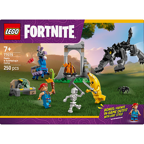 LEGO Fortnite Peely og Sparkplugs lejr 77075