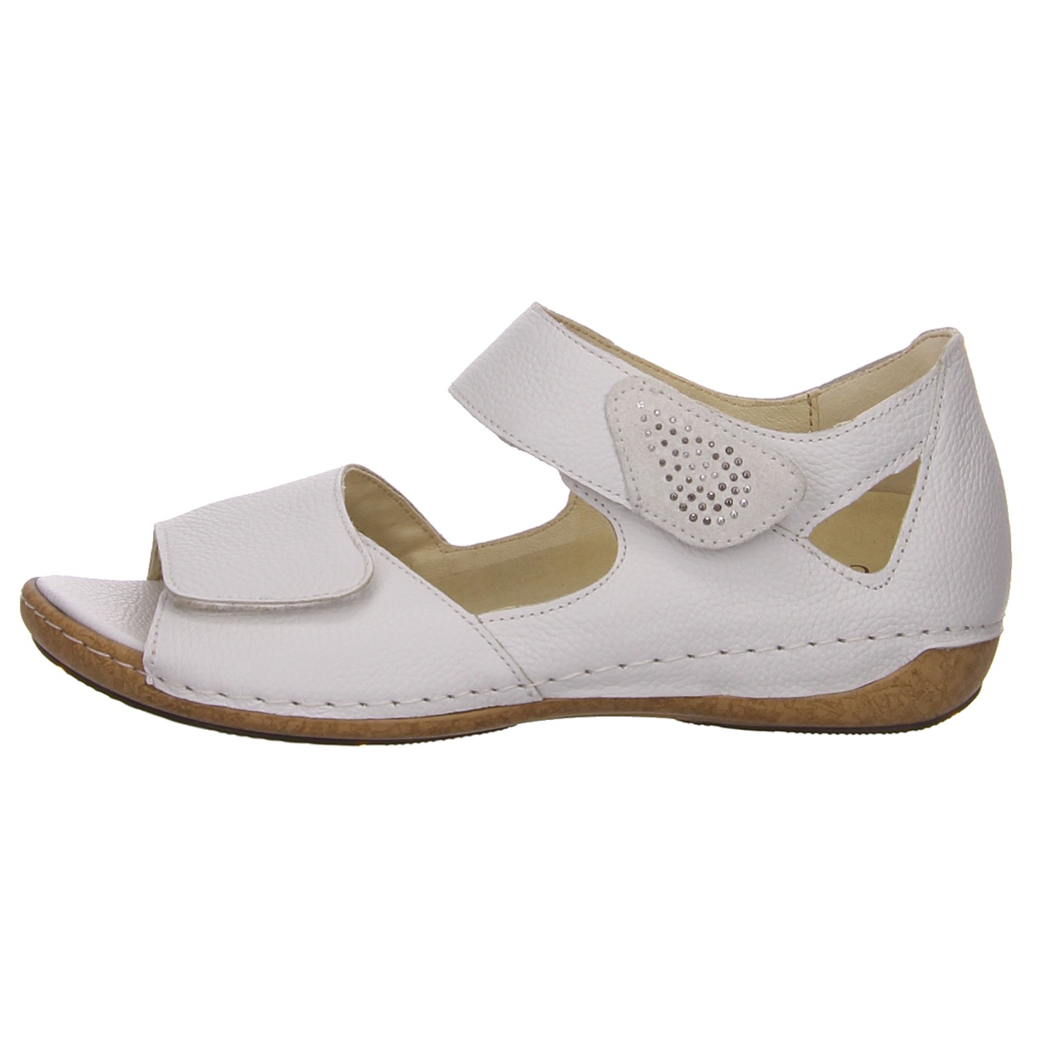 Waldläufer Sandalen weiß weiss/weiss kombi