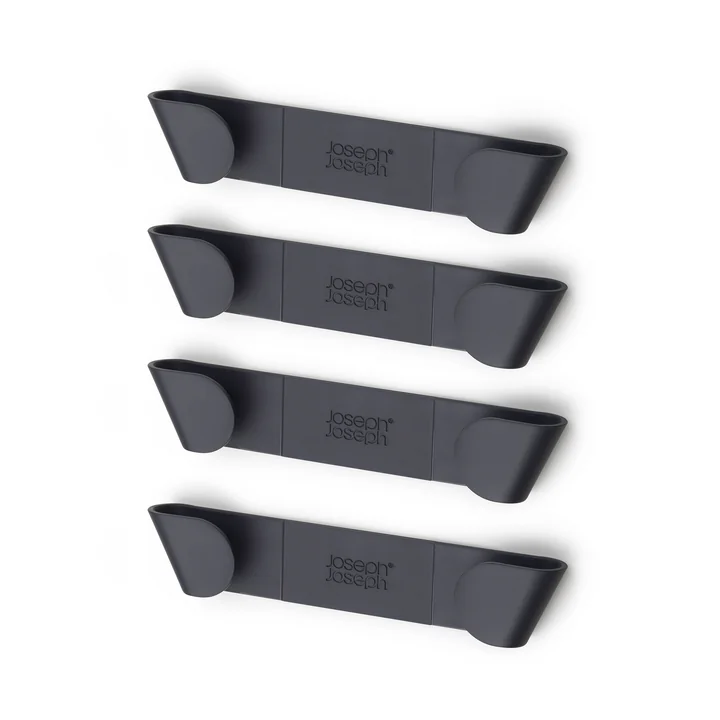 Joseph Joseph - CupboardStore Topfdeckel-Halterung, dunkelgrau (4er-Set)