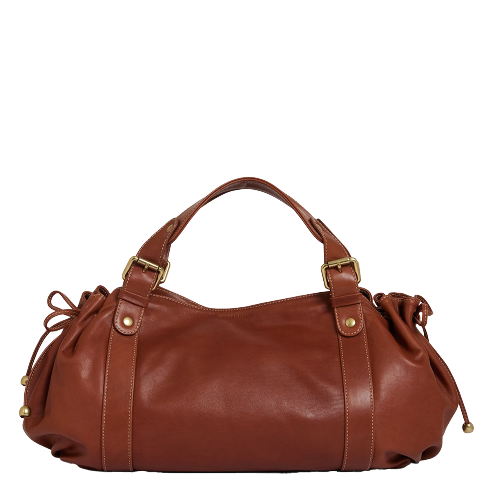 LE ROMY - Sac seau en cuir| Marron