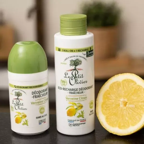 Le Petit Olivier - Eco-Refil - Desodorante - Limão Verbena 100ml