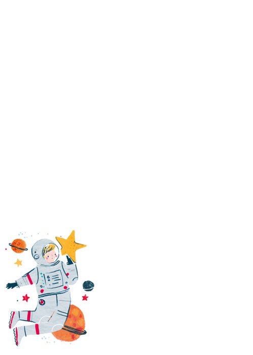 HotchPotch | Verjaardagskaart | naam | astronaut