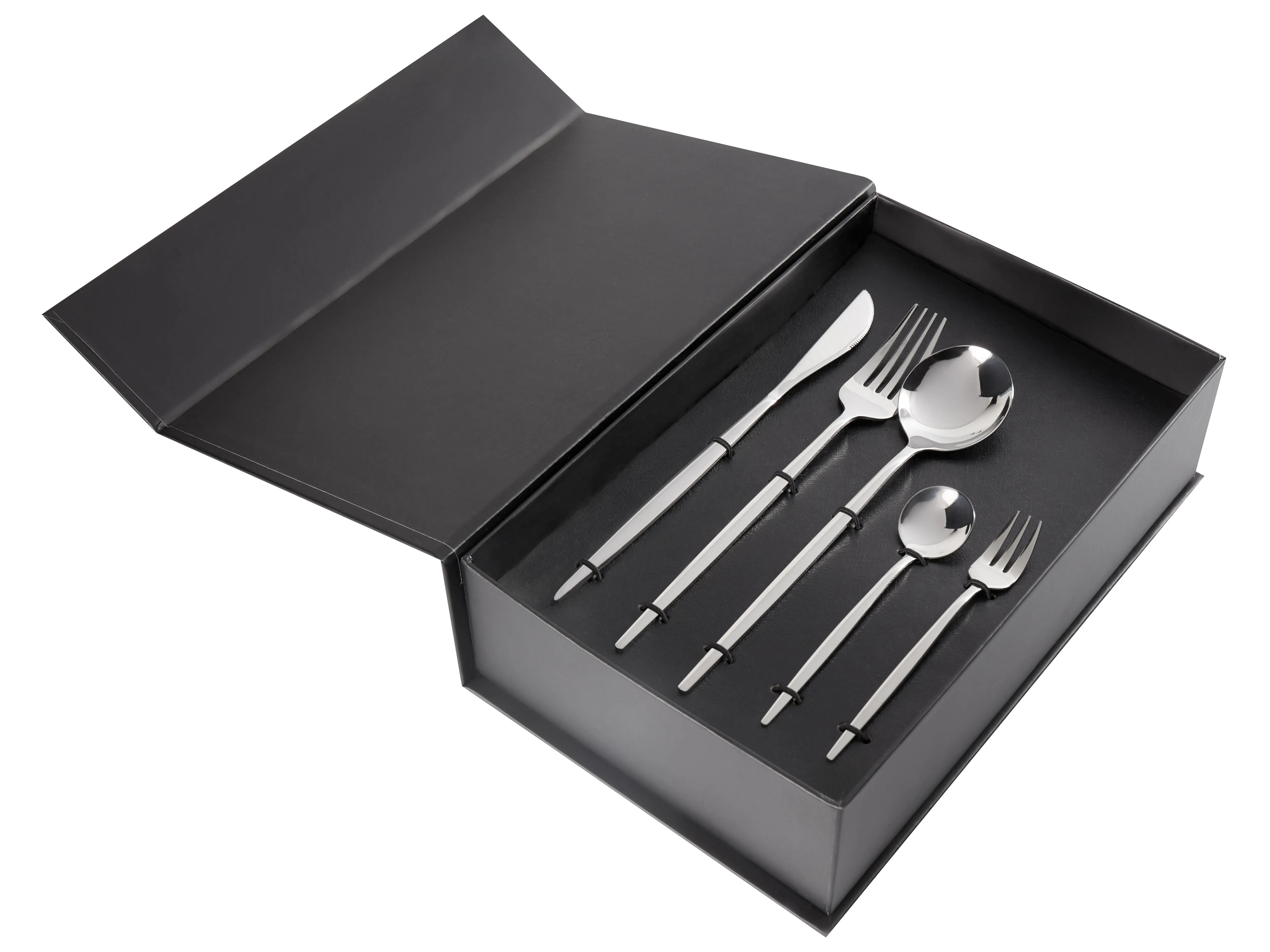 30-delige bestekset RIGATONI Zilver