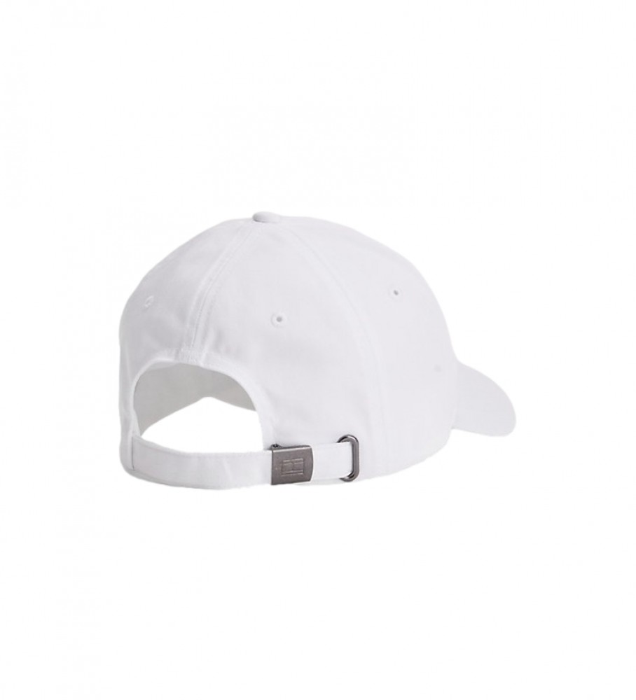 Boné Tommy Hilfiger TH Established em algodão orgânico branco