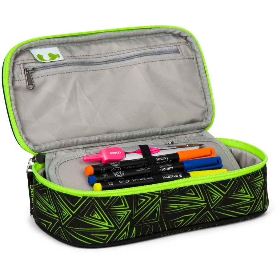 Satch Zubehör pencil box - Schlampermäppchen 22 cm Green Supreme