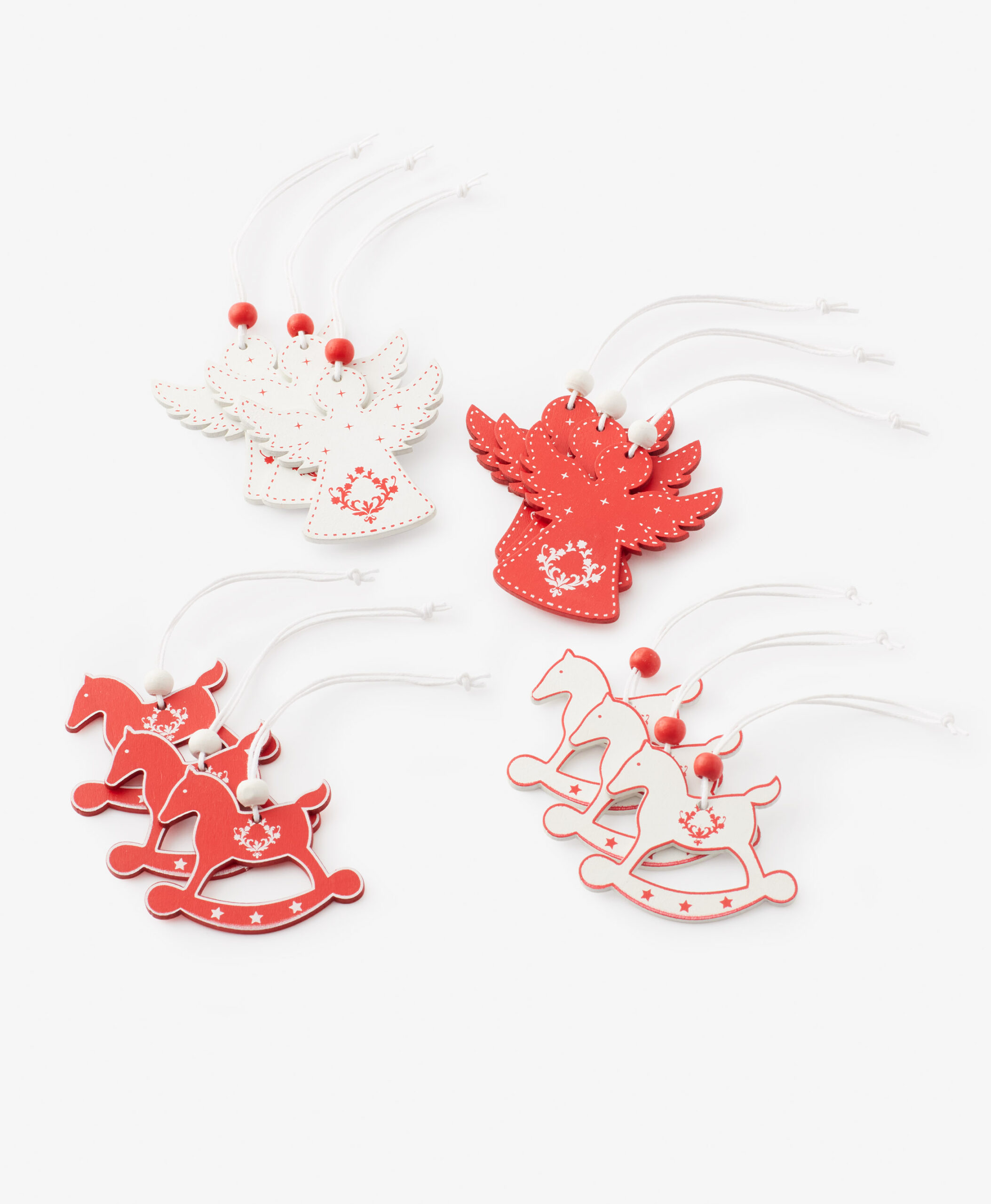 Weihnachtsbaum-Ornamente, 12er-Pack