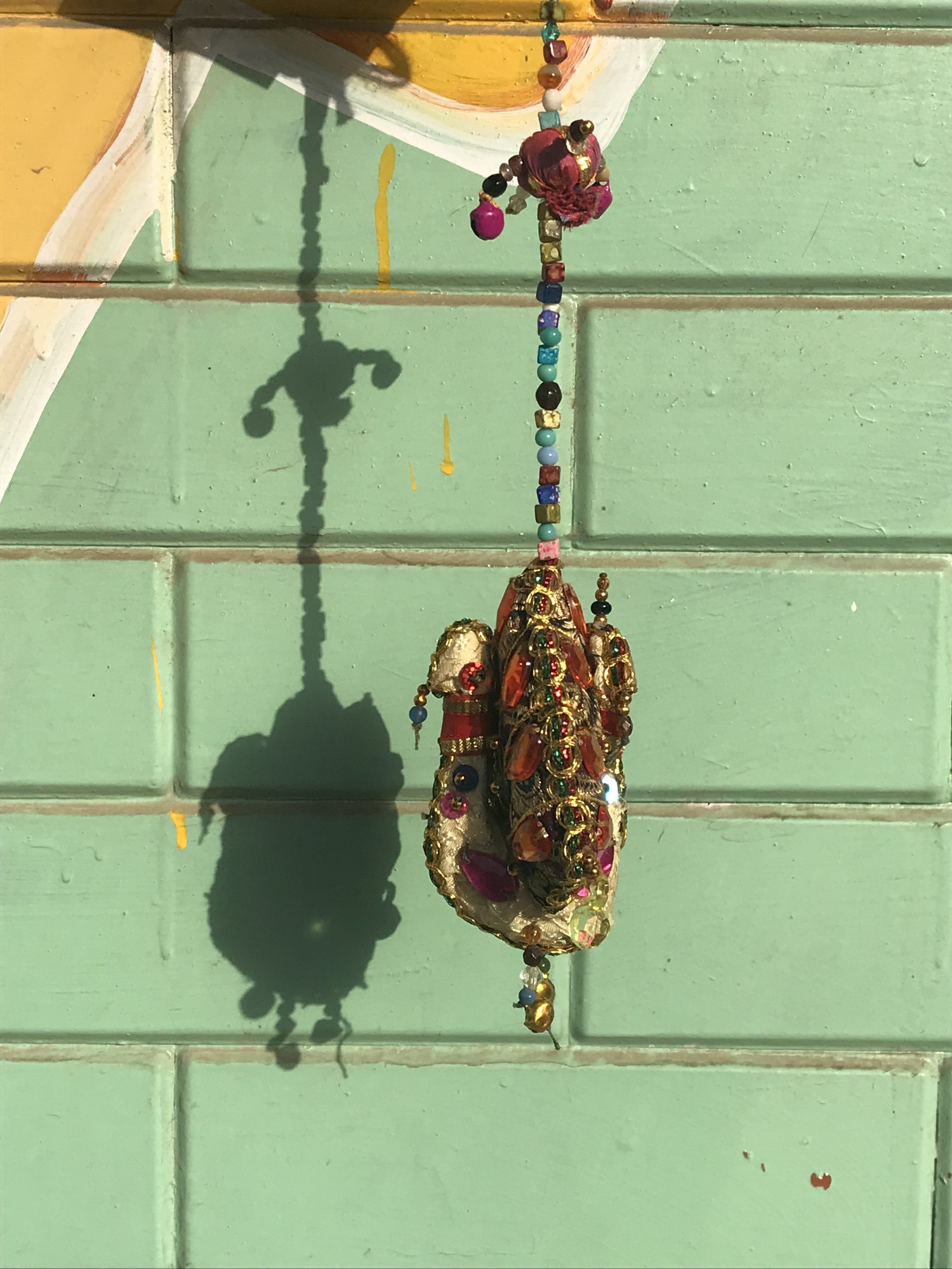 Pfau hängend, multicolor, H 18 cm, B 8 cm, L 8 cm günstig bestellen