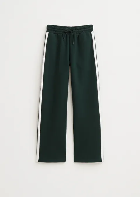 Sweatpants met strepen groen (GRN.D)