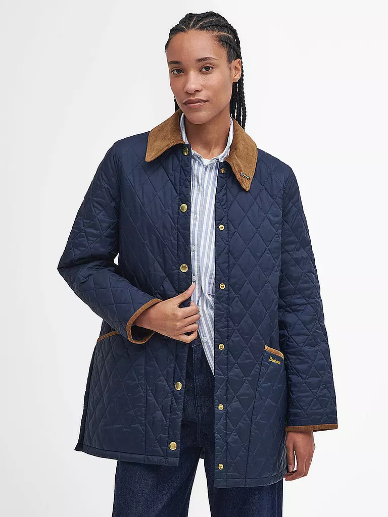 BARBOUR Leichtsteppjacke MODERN LIDDESDALE dunkelblau