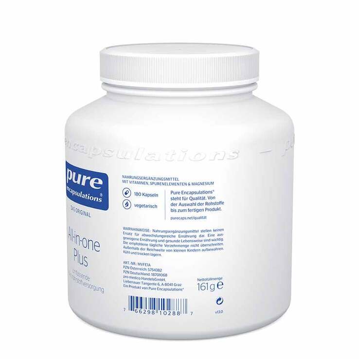 Pure Encapsulations all-in-one Plus Kapseln, 180 St