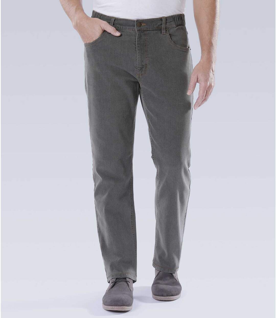 Jean Regular Stretch Gris