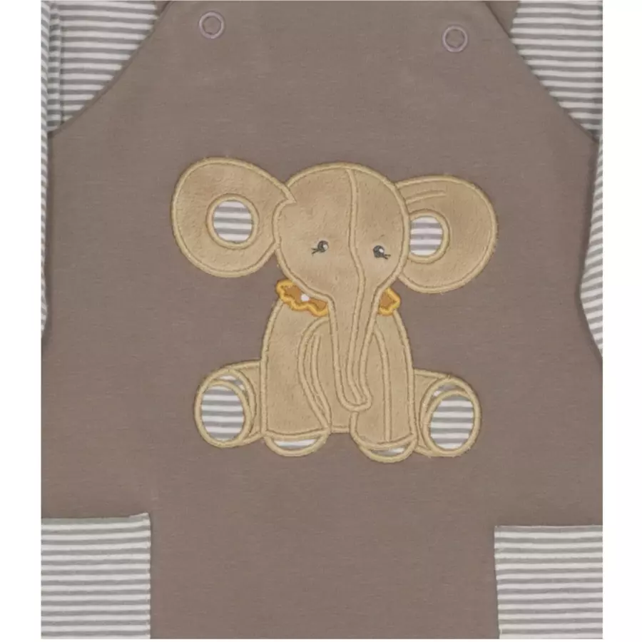Sterntaler Strampler-Set Jersey Eddy grau