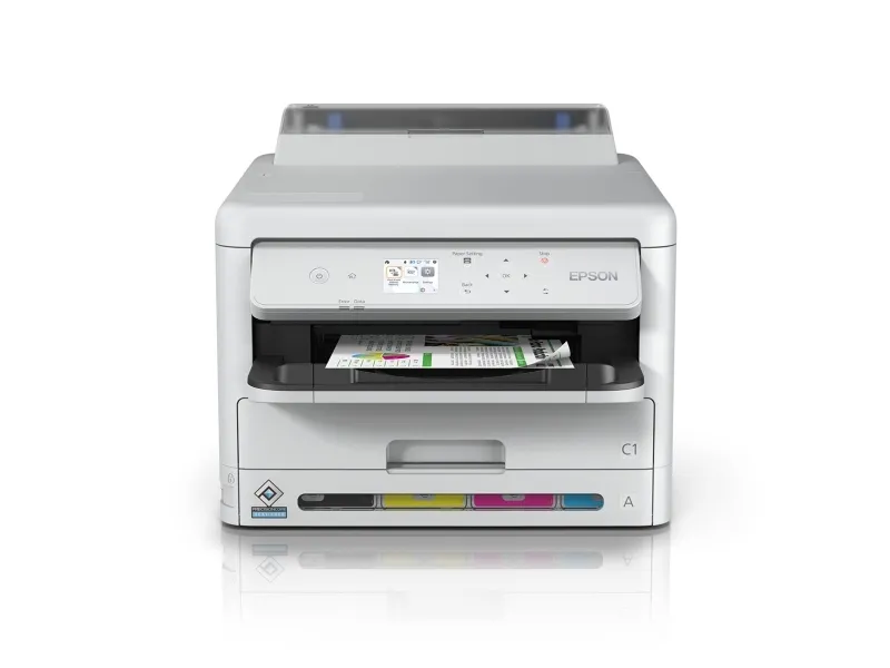 Epson WorkForce Pro WF-C5390DW - Printer - farve - Duplex - blækprinter - A4/Legal - 4800 x 1200 dpi - op til 25 spm (mono) / op til 25 spm (farve) - kapacitet: 330 ark - USB, Wi-Fi, Gigabit LAN