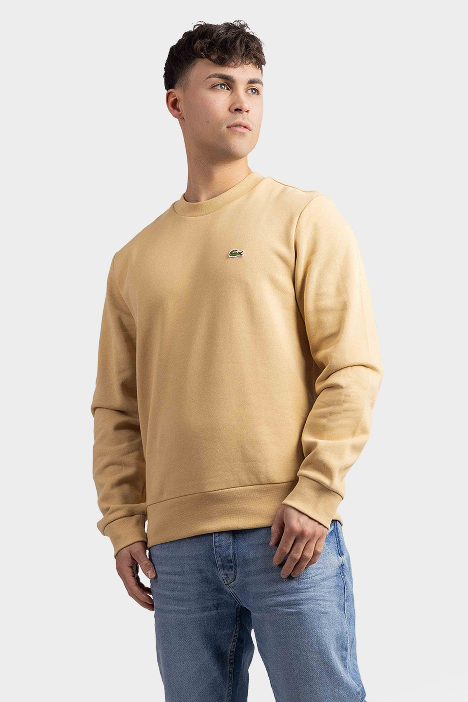 Lacoste Basic Sweater Heren Beige