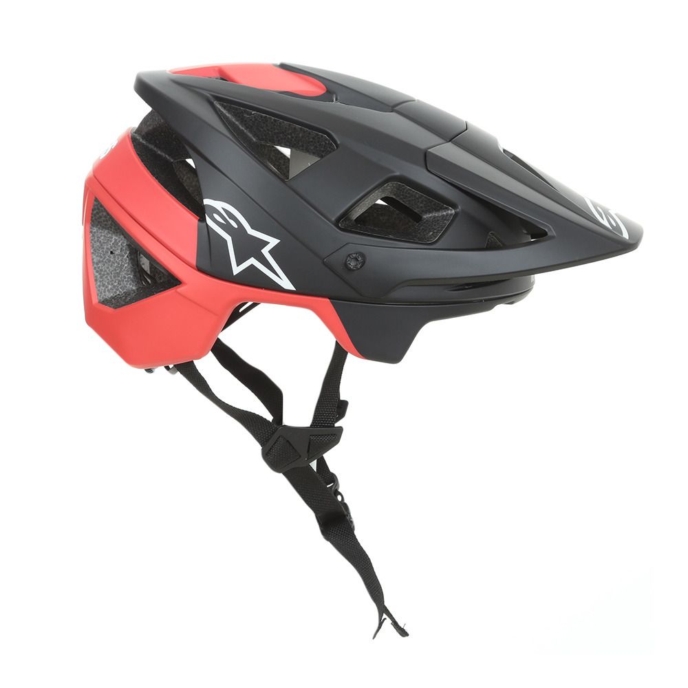 Alpinestars VECTOR PRO ATOM - Casque VTT noir/rouge mat