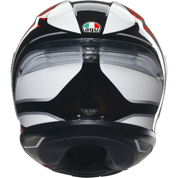 AGV - Casque K6 S Hyphen Rouge / Noir / Blanc