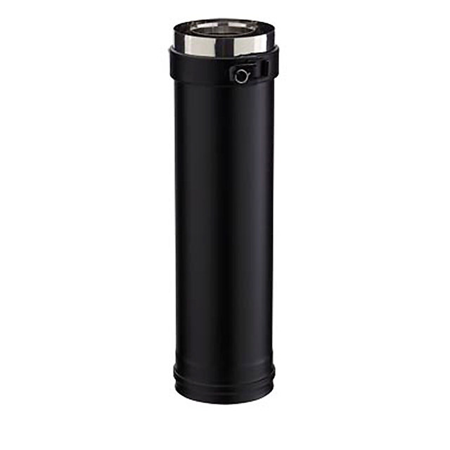 Elément droit de 450 mm 80-130 PGI RAL9030 Poujoulat