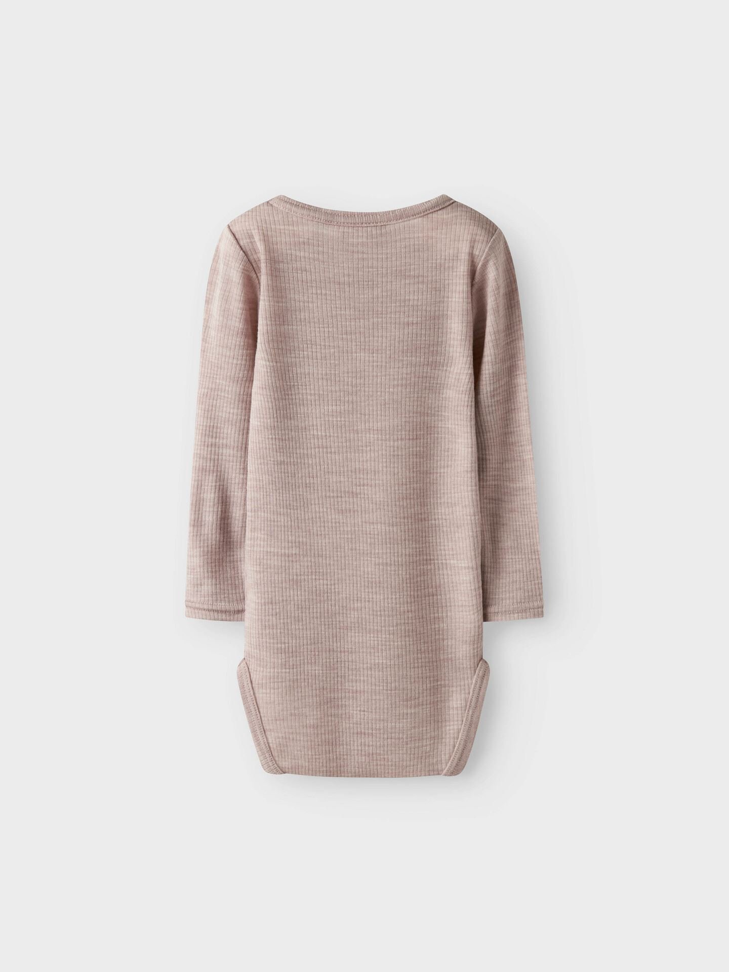 Wax Wool Rib Long Sleeve Body
