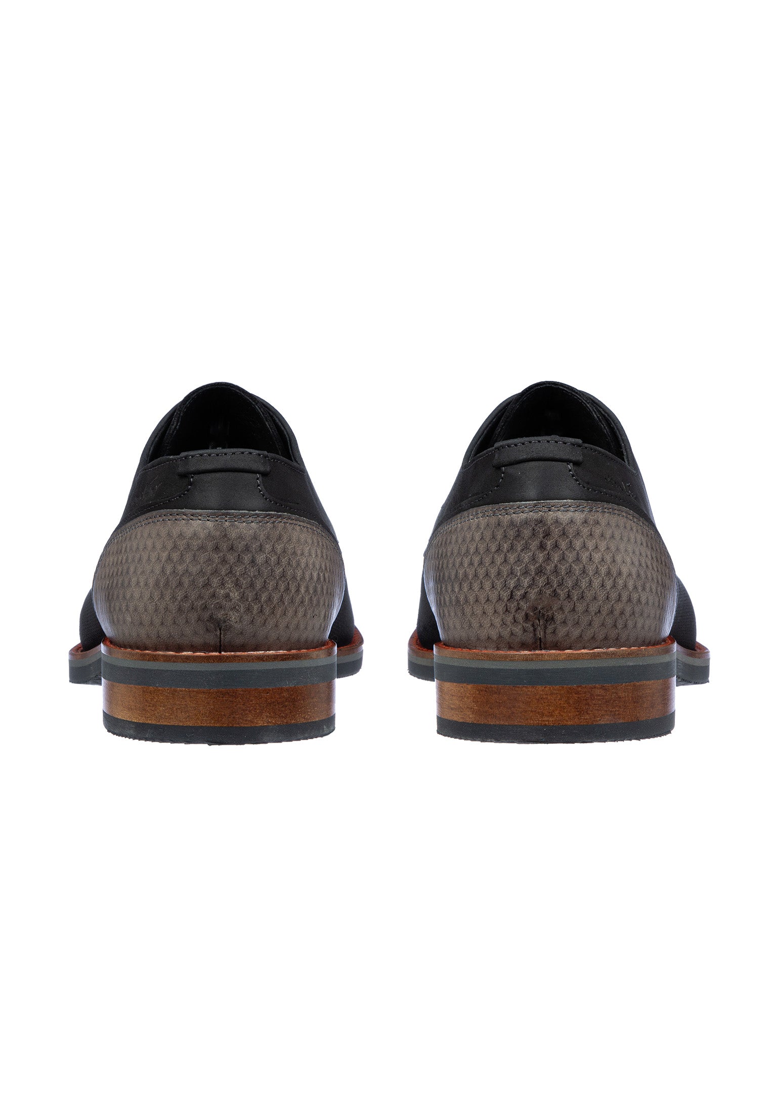 Zwart nubuck Amalfi veterschoen