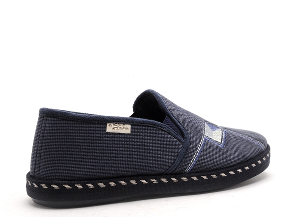 La maison de l espadrille chaussons homme 6861 5 bleu
