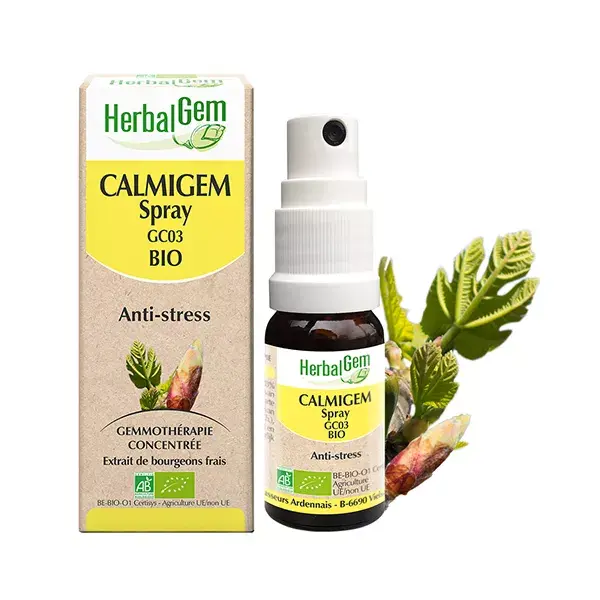Herbalgem Calmigem Complexo de Gemoterapia Orgânica Anti-Stress 15ml