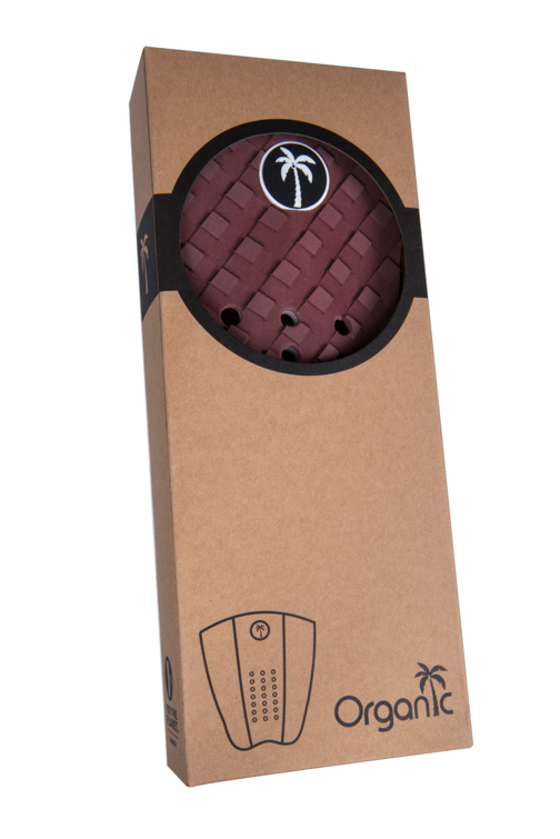 Surf Organic Pad - High Traction - Maroon - 3 pièces