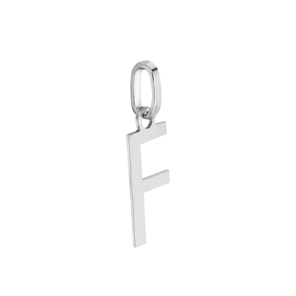 Pendentif Ionia Lettre Or Blanc