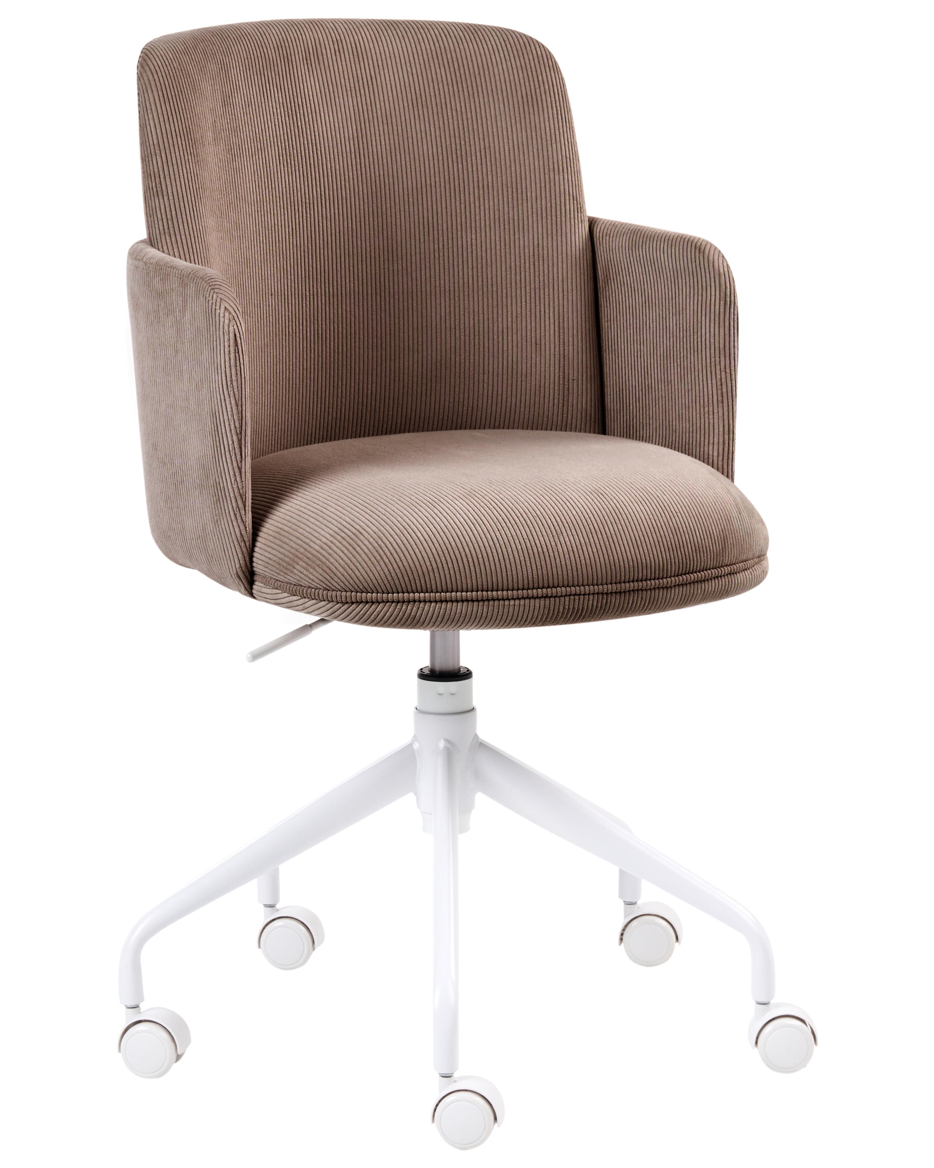 Bureaustoel DRYDEN Corduroy Bruin