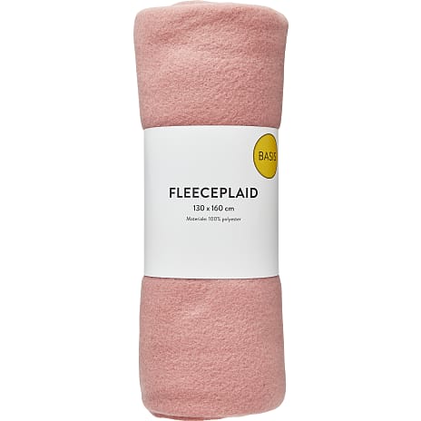 Fleece plaid - rosa