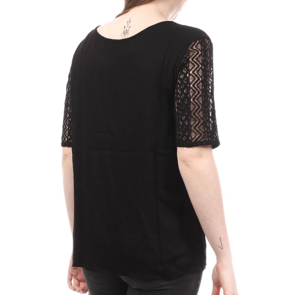 Teddy Smith T-shirt Noir Femme Teddy Smith Ticy