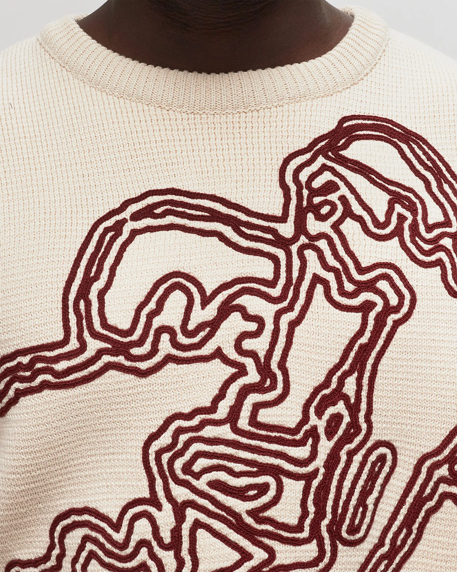 Arte Antwerp Fighters cord embroidery Knit