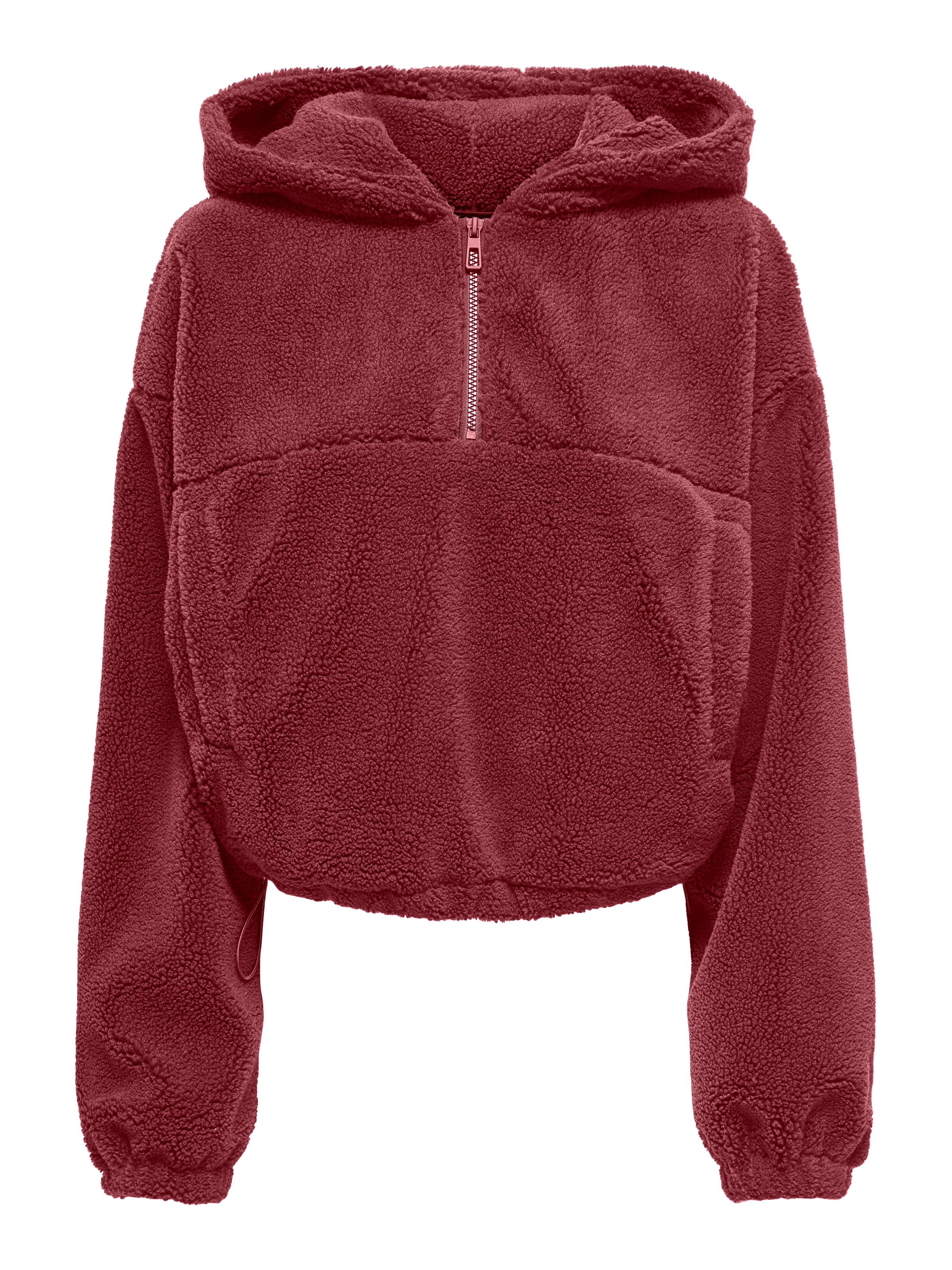 ONLY Fleecejacke »ONLSIENA TEDDY ANORAK LIFE CC OTW« mit Kapuze