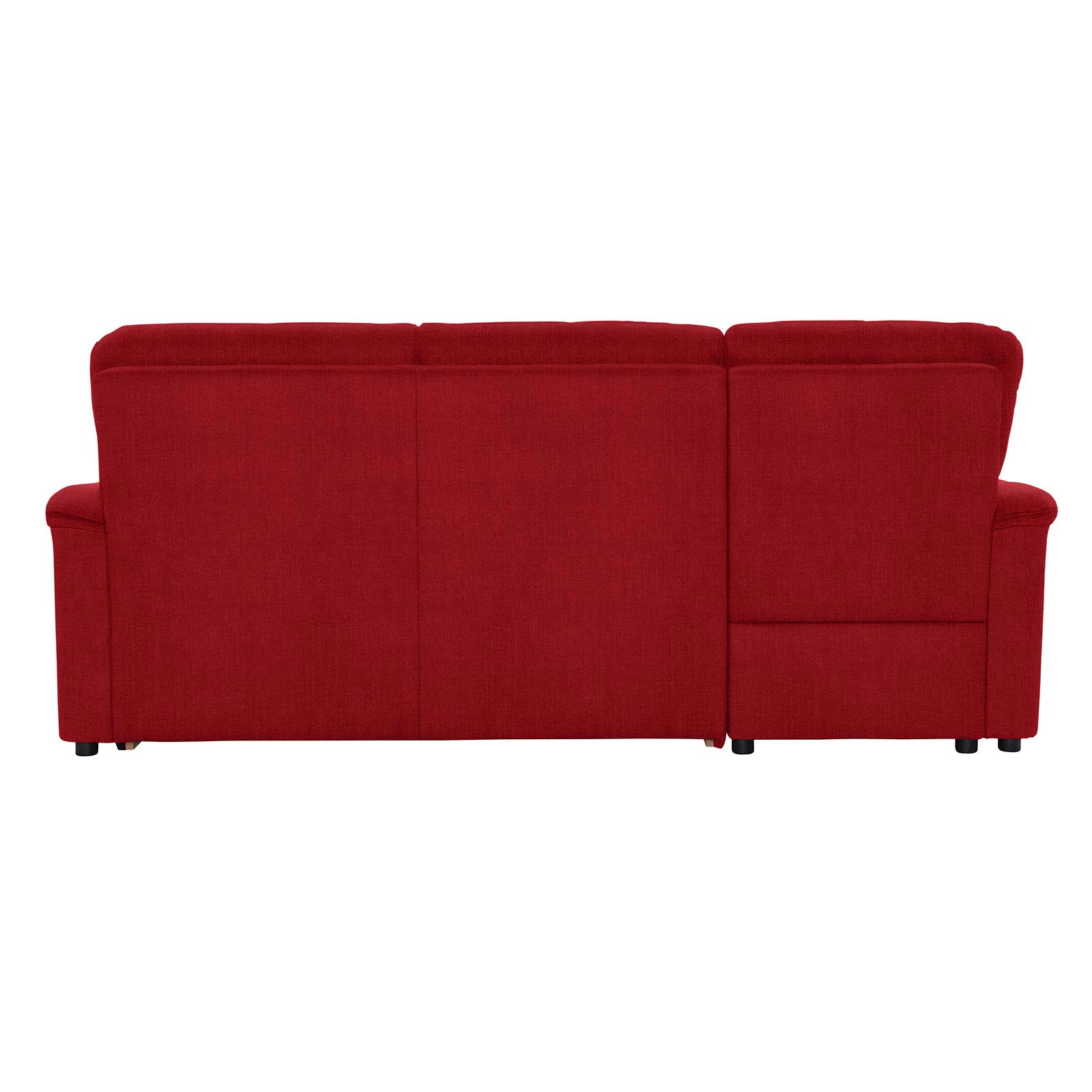 polsterpower Ecksofa - Miro bordeaux - Basismodell - Recamiere links