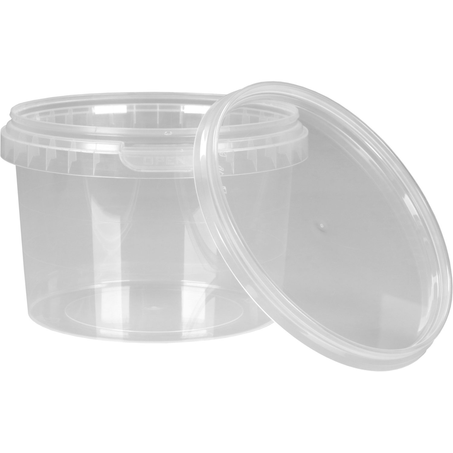 Cup, met deksel, pP, 565ml, Ø 118mm, transparant